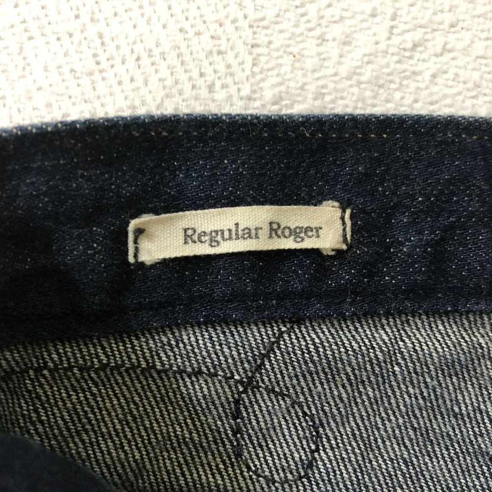 BLKSMTH Jeans Mens 31x34 Blue Selvage Regular Roger Straight Leg Cone Denim USA